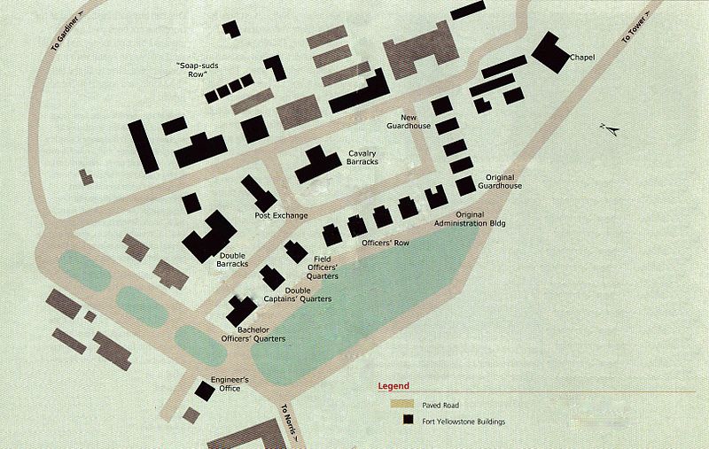 Fort Yellowstone Map