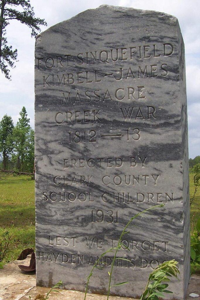 Fort Sinquefield Marker