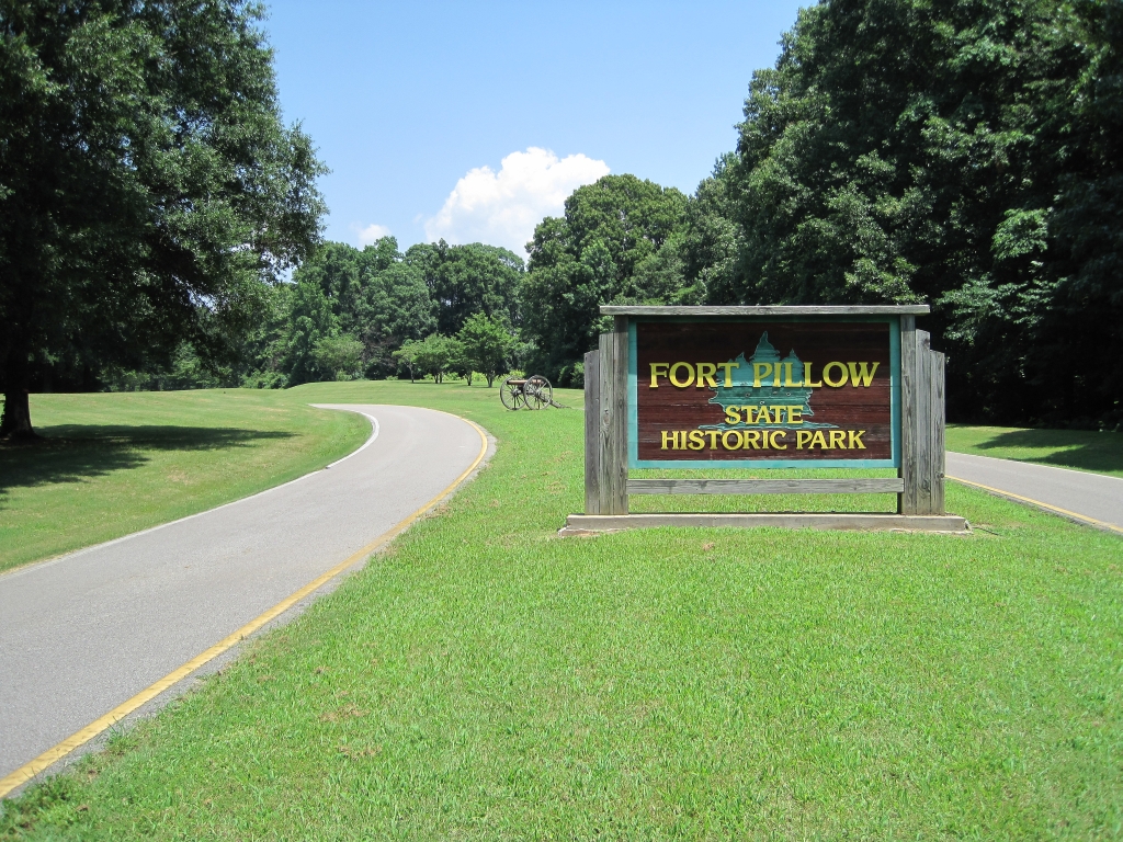 Fort Pillow State Historic Park Sign