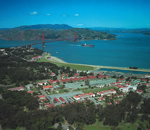 Aerial View of The Presidio of San Francisco