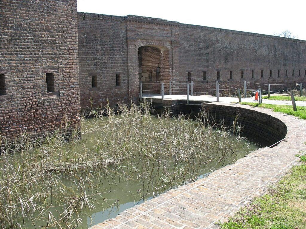 Fort James Jackson Moat