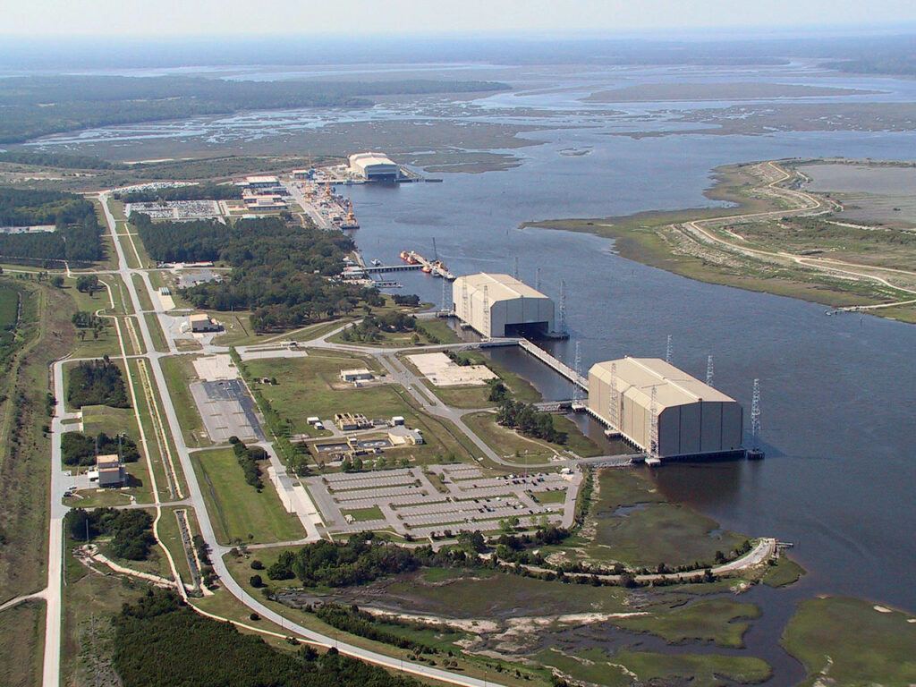 Aerial View of Kings Bay Submarine Base