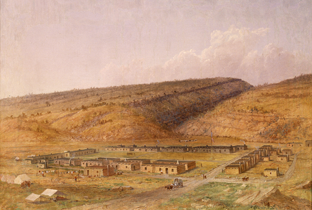 Painting of Fort Defiance 1873