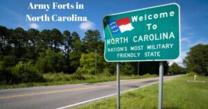 North Carolina Welcome Sign - Army Forts in North Carolina