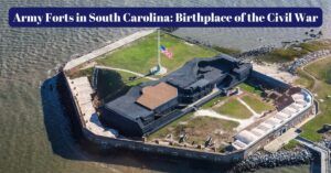 Aerial View of Fort Sumter in South Carolina - Army Forts in South Carolina: Birthplace of the Civil War