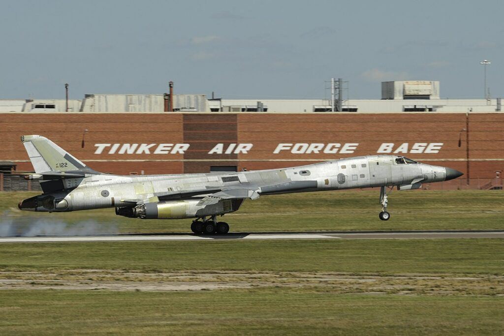 B-1B Lancer at Tinker Air Force Base