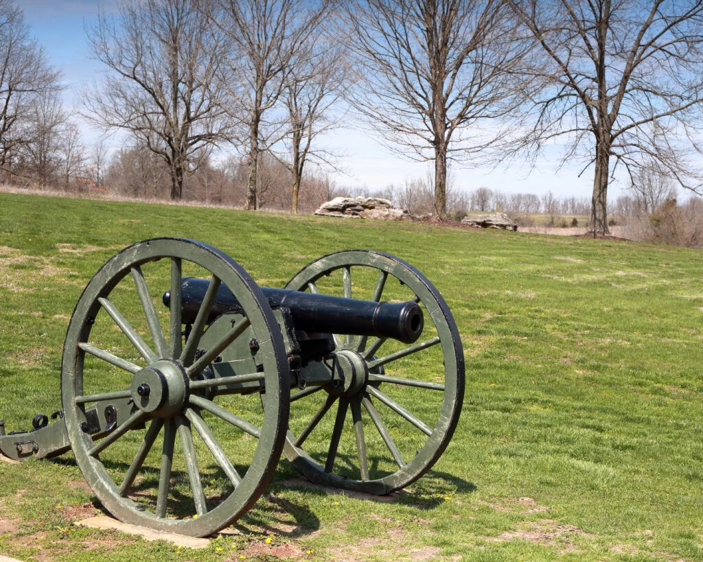 Cannon at Wilson Creek National Battlefield