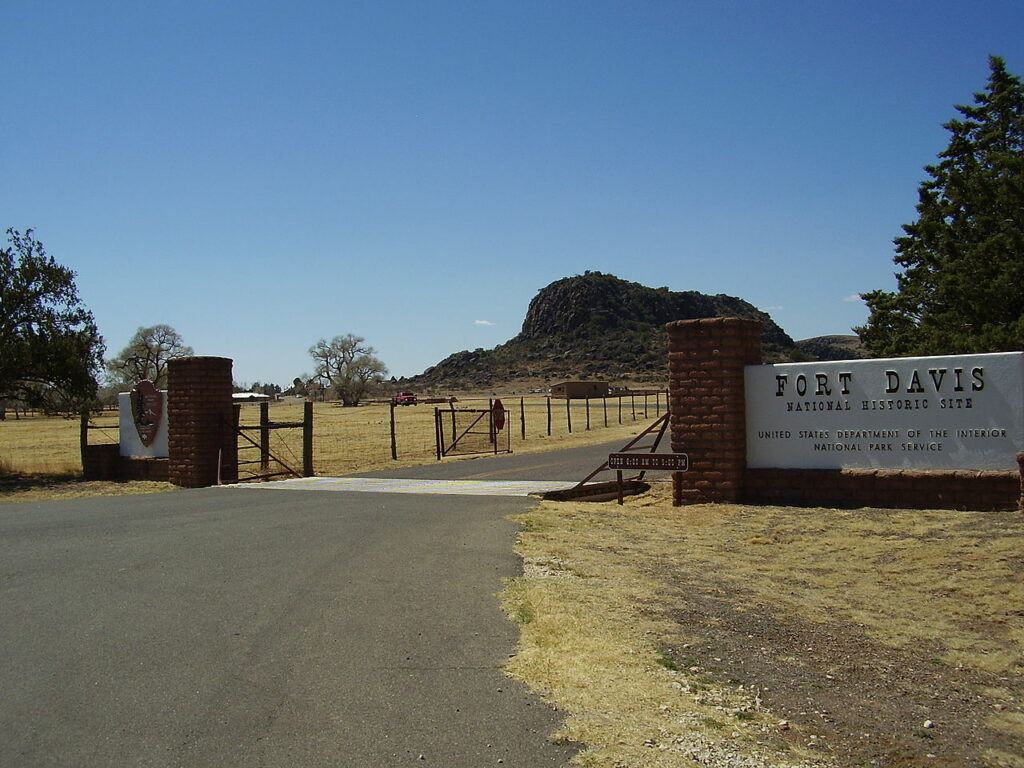 Entrance to Fort Davis National Historic Site