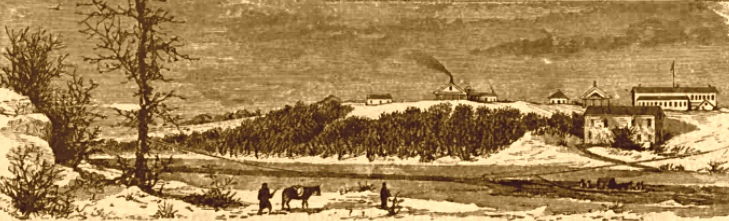 Sketch of Fort Gibson 1875
