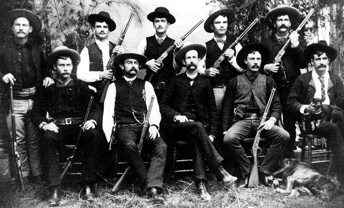 Texas Rangers Frontier Battalion circa 1885