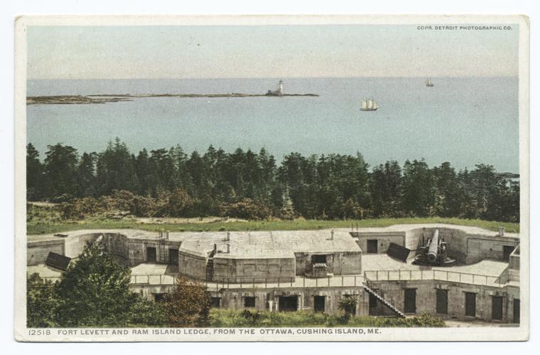 Postcard of Fort Levett 1908
