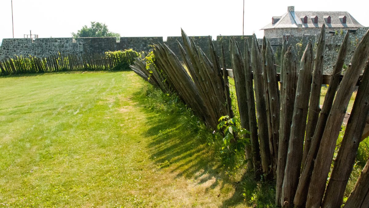 Outer walls of Fort Ticonderoga