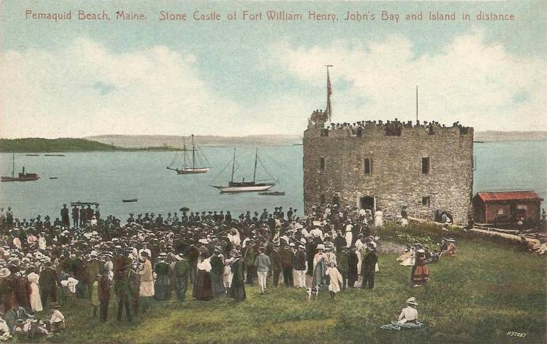 1908 Reconstruction of Stone Castle of Fort William Henry 