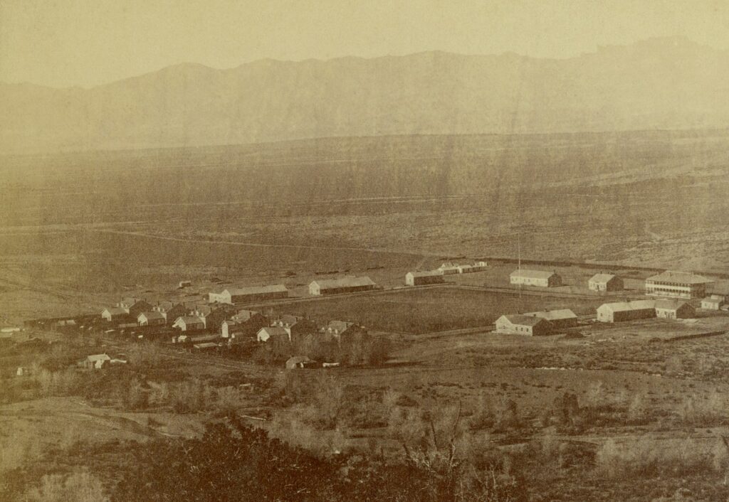 Fort Cameron From Nearby Hills