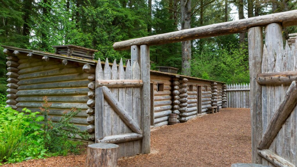 Replica of Fort Clatsop