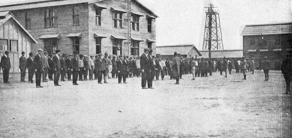 Recruits at Fort Dix World War 1