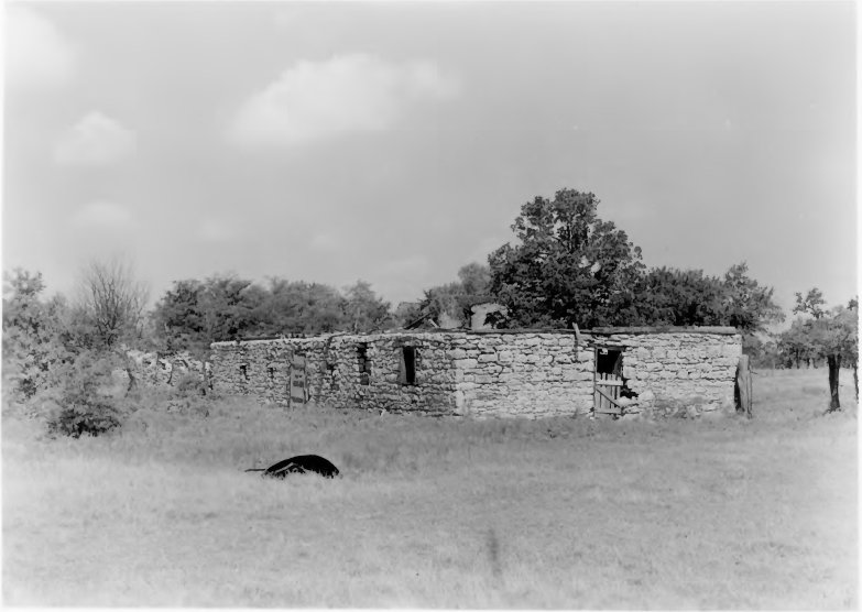 Fort Washita South Barracks Before Reconstruction