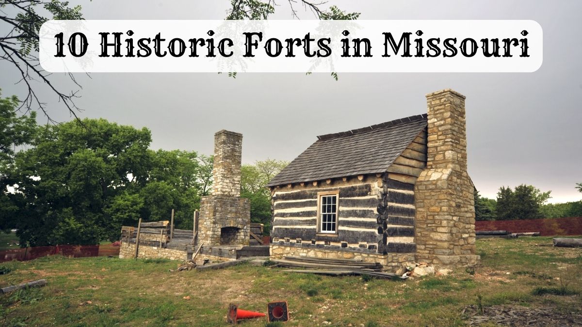 Historic cabin in Zumwalt Park - Historic Forts in Missouri