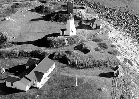 Aerial View of Fort Andrew