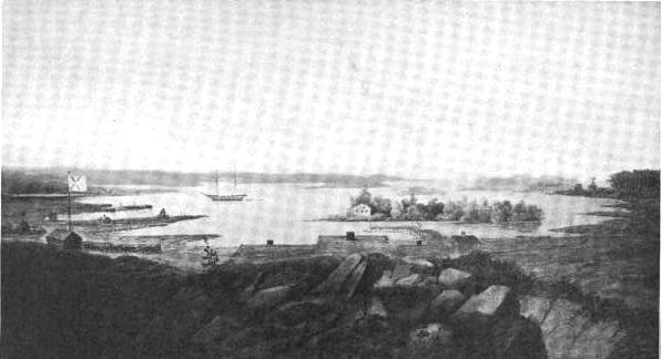 Drawing of Fort Drummond c. 1820