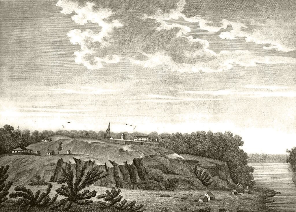 1796 Drawing of Fort Rosalie 