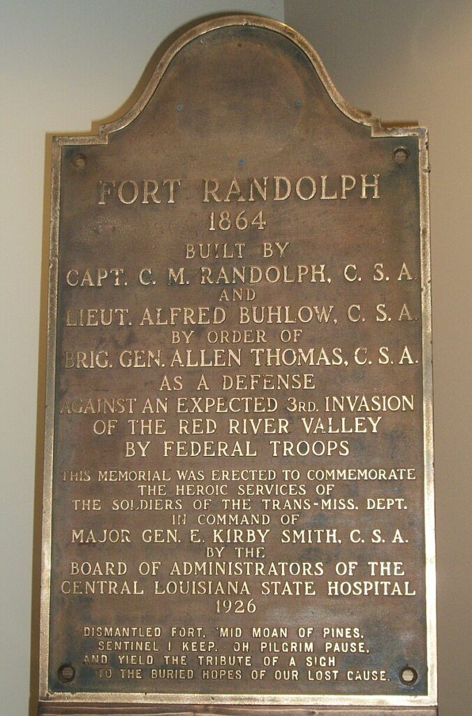 Fort Randolph Plaque