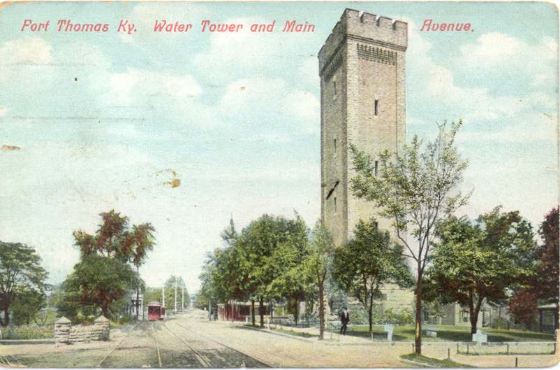 1909 Postcard of Fort Thomas Tower