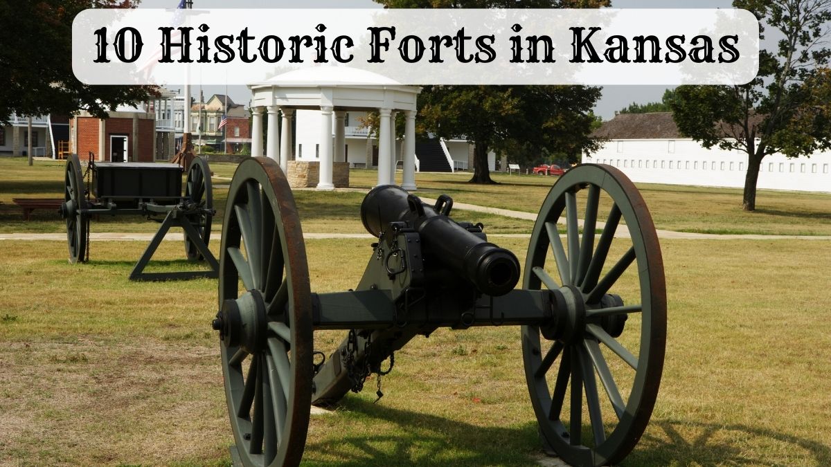 Cannon at Fort Scott - Historic Forts in Kansas