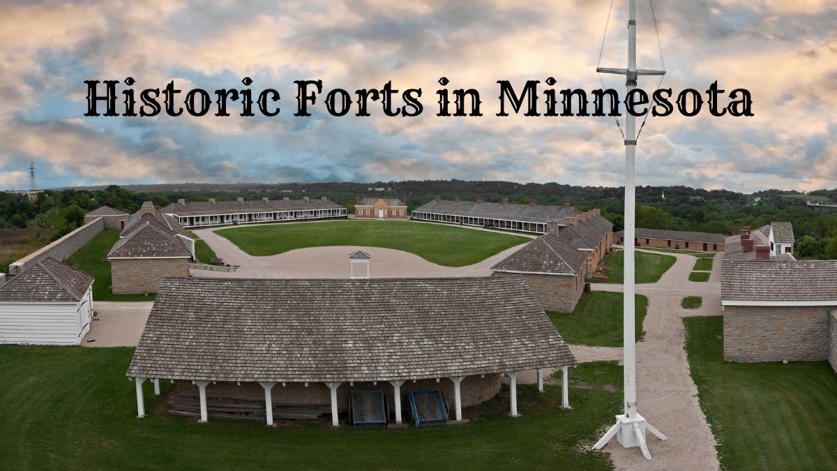 Aerial view of Historic Fort Snelling - Historic Forts in Minnesota