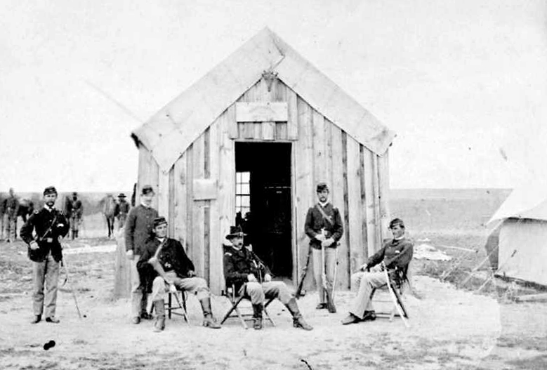 Officers at Fort Wallace 1867