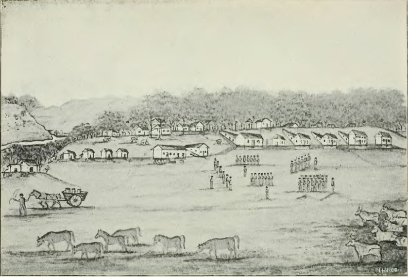 Sketch of Fort Dodge 1850