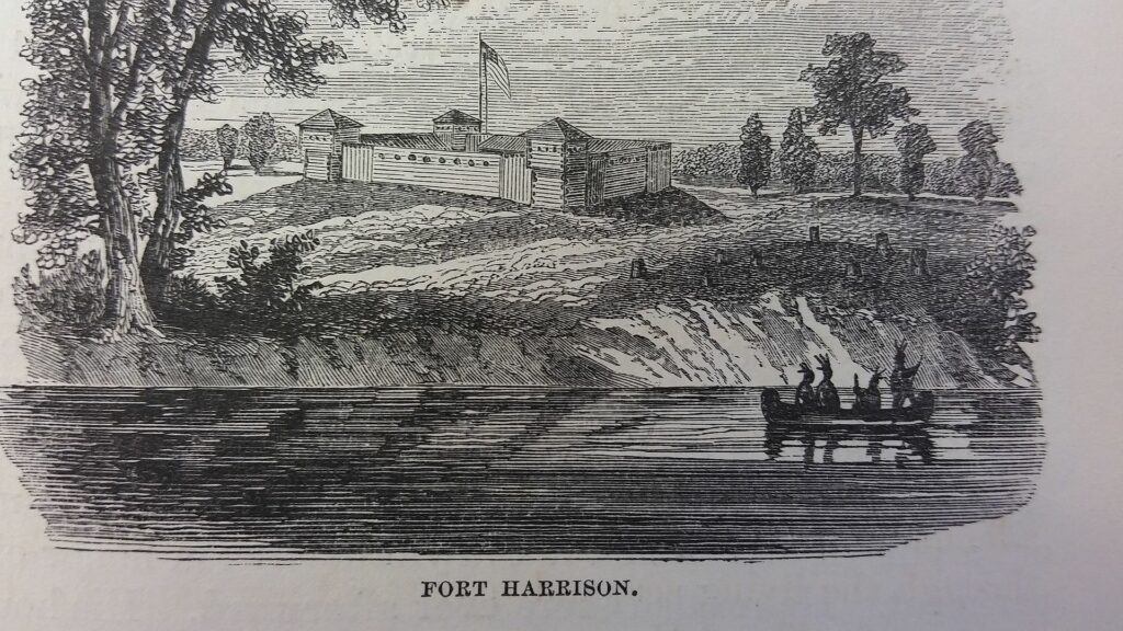 Sketch of Fort Harrison