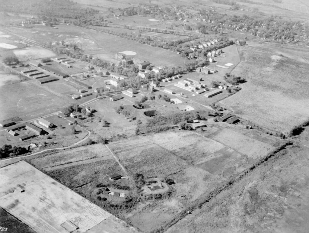 Aerial View of Fort DuPont