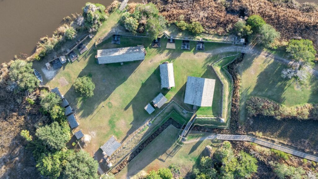 Aerial View of Fort King George