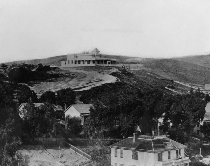 Banning House on Fort Moore Hill (1887)