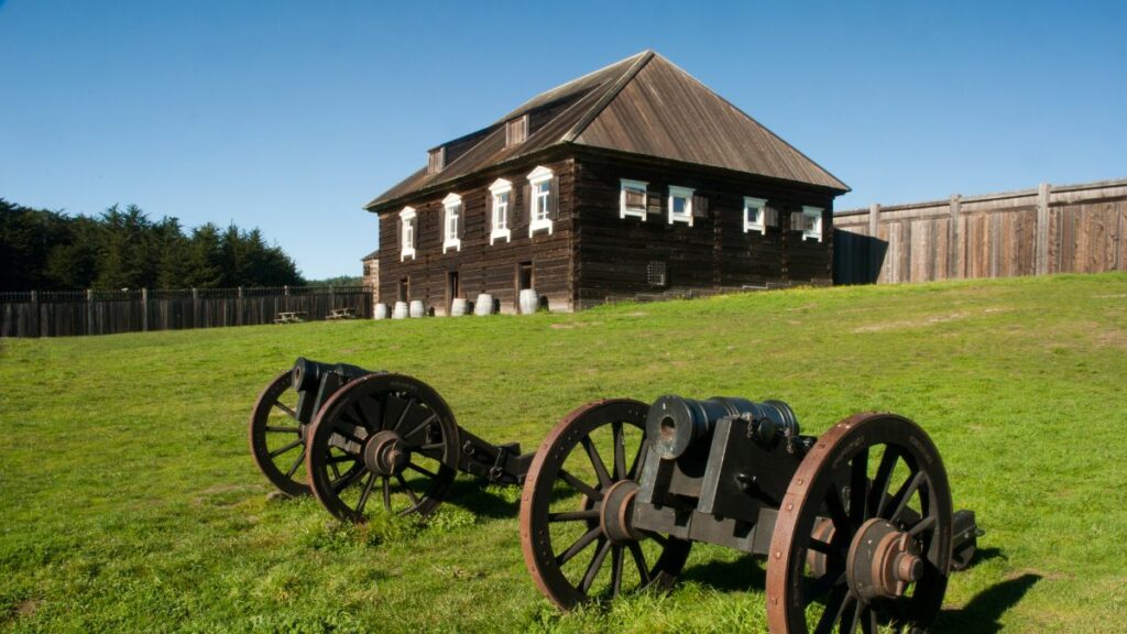 Cannons at Fort Ross