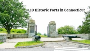 Entrance to Fort Griswold Battlefield Park - Historic Forts in Connecticut