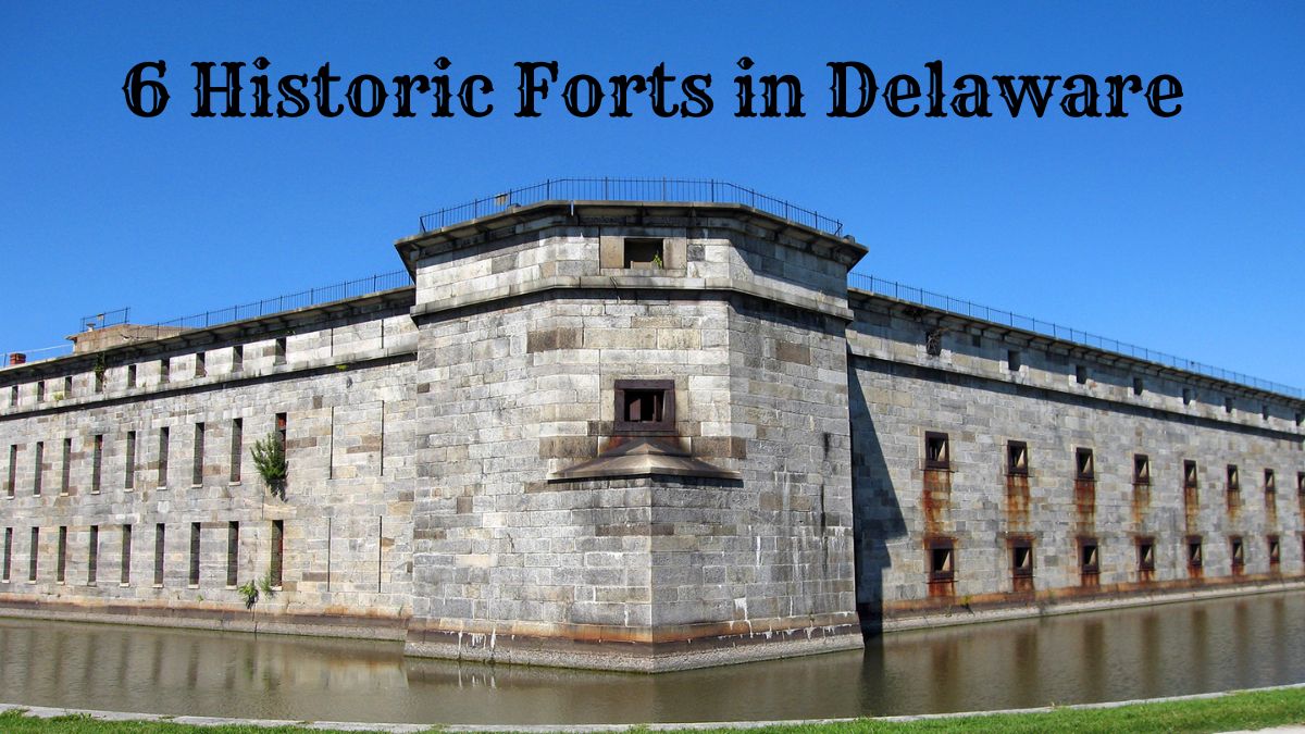 Corner of Fort Delaware - Historic Forts in Delaware