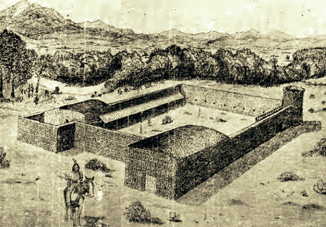 Sketch of Fort Lupton 1913