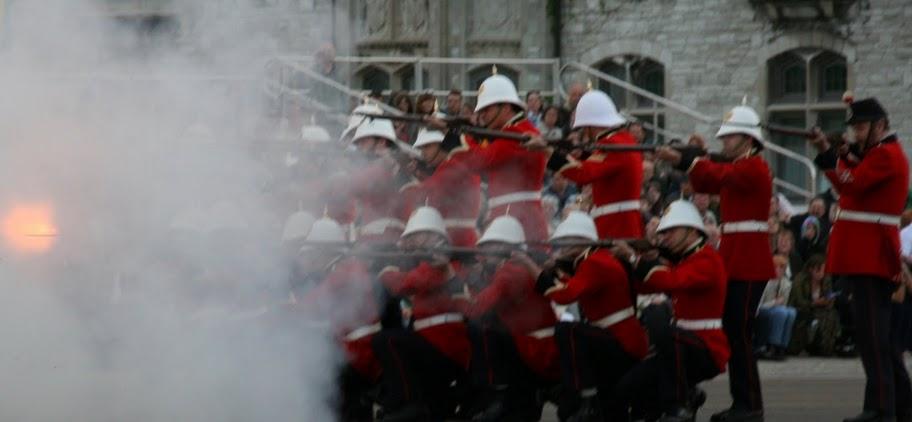 Sunset ceremony Royal Military College of Canada