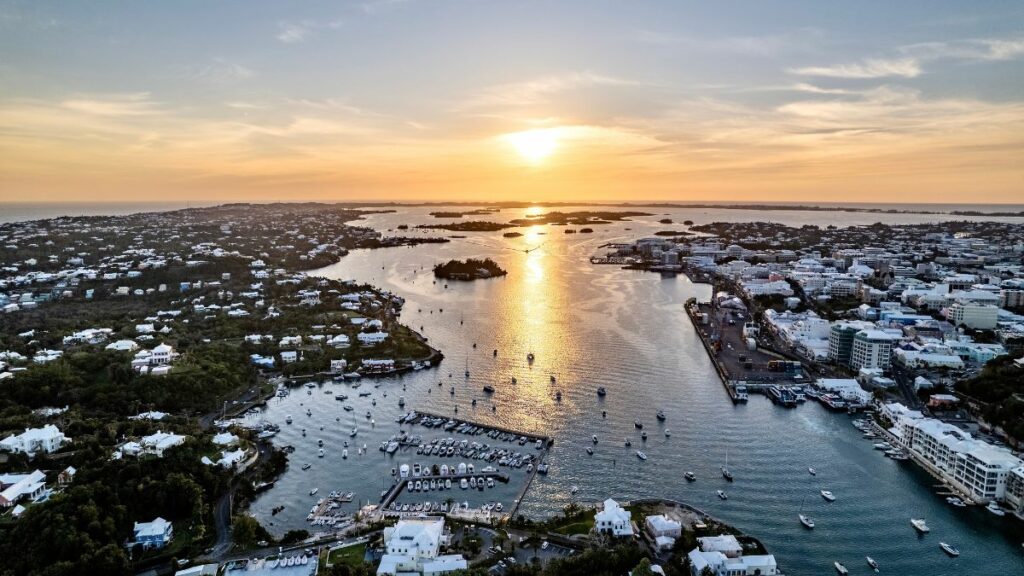 Hamilton Harbour in Bermuda