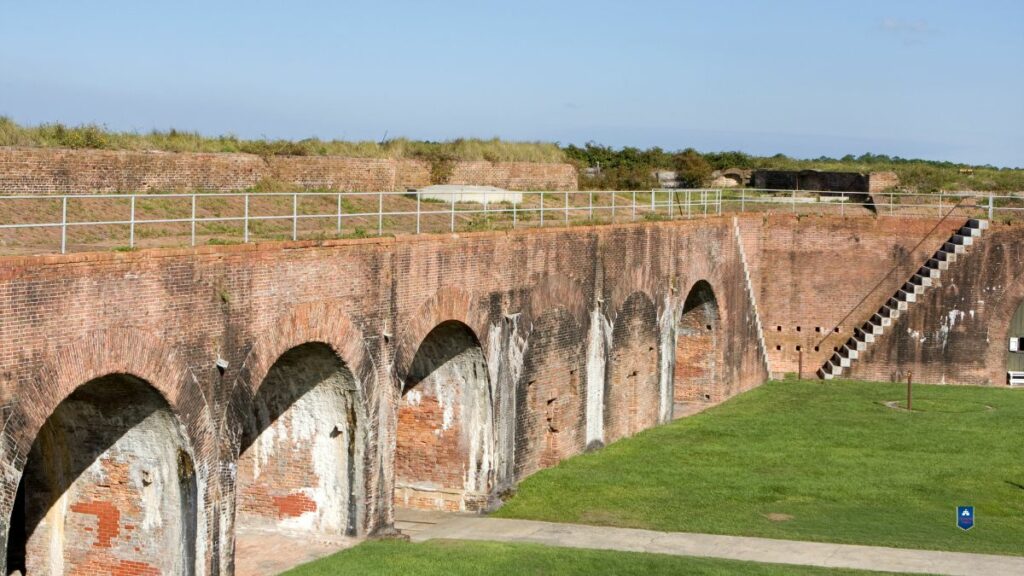 Brick Arches at Fort Morgan