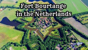 Aerial view of Fort Bourtange in the Netherlands