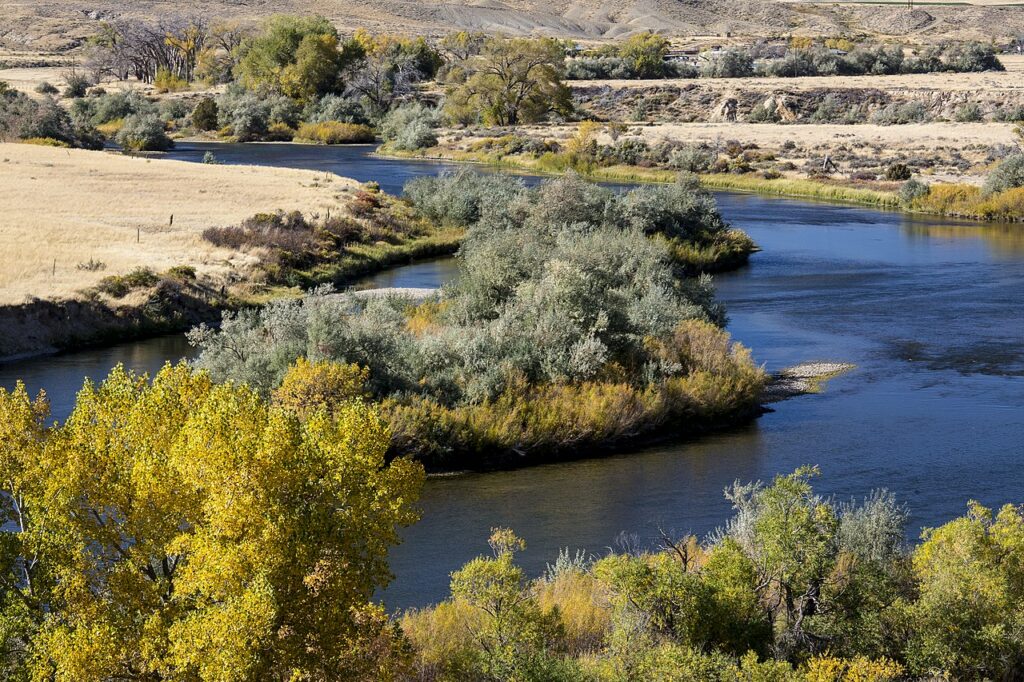 The Trappers Route Special Recreation Management Area is located north of Casper, Wyoming along the North Platte River.