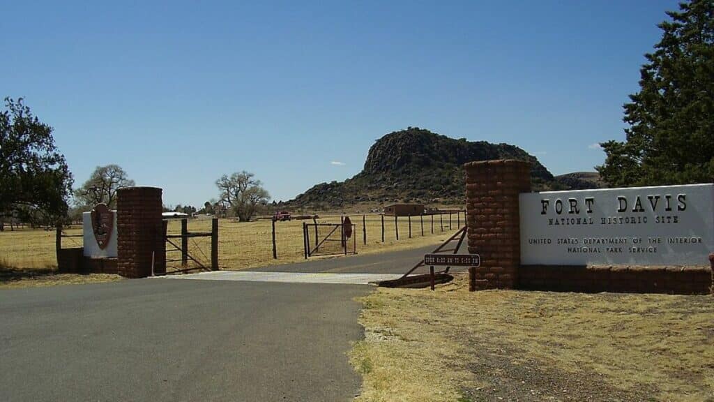 Entrance to Fort Davis National Historic Site