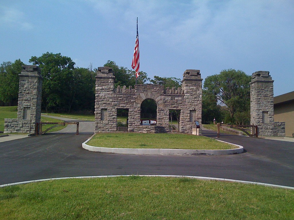 Entrance to Fort Negley in Tennessee