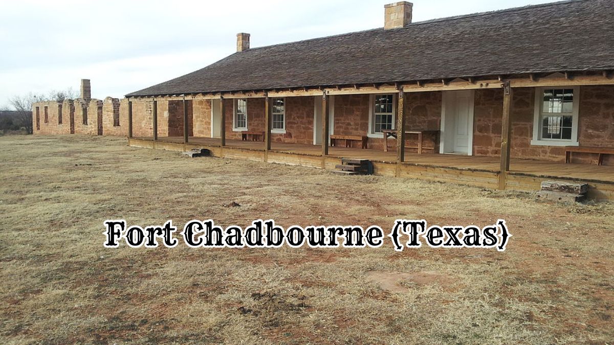 Barracks at fort Chadbourne in Texas