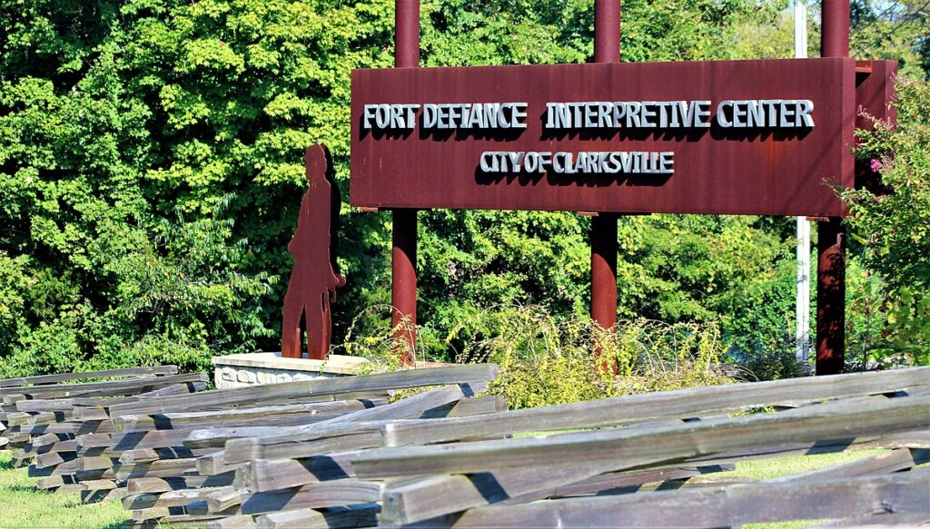 Fort Defiance Interpretive Center Sign