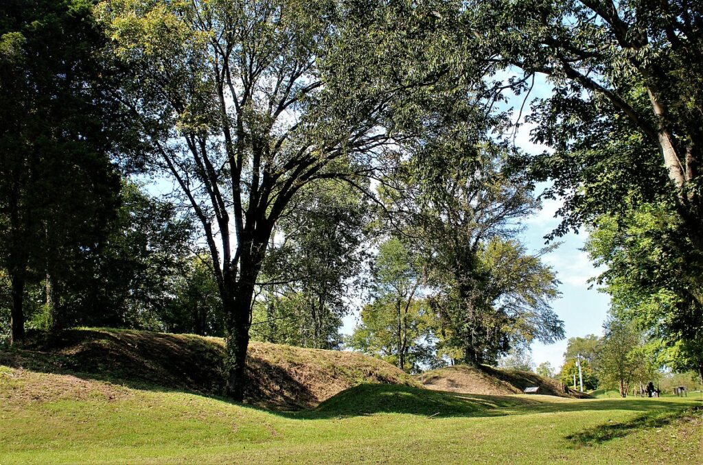 Inside of Fort Defiance in Tennessee