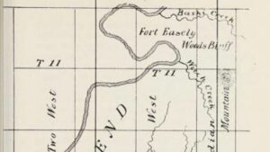 Map of Fort Easley Alabama